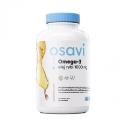 Omega-3 Olej Rybi 1000 mg - Cytrynowy (180 kaps) Osavi