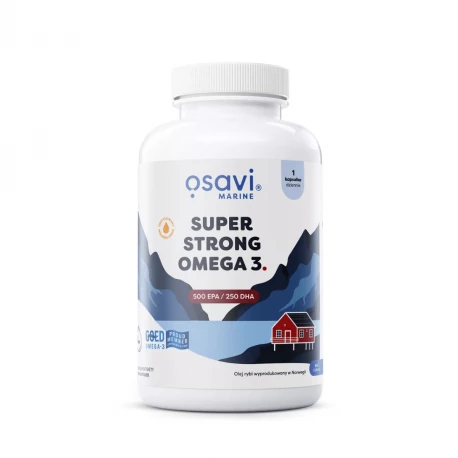 Super Strong Omega-3 500 mg EPA / 250 mg DHA (120 kaps) Osavi