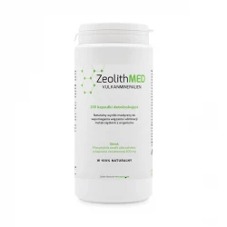 Zeolith MED Minerały Wulkaniczne Czysty Zeolit Mikronizowany 35 µm (200 kapsułek) (Certyfikowany Wyrób Medyczny) ZeoltihMED