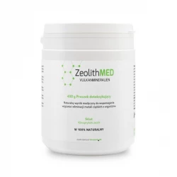 Zeolith MED Minerały Wulkaniczne Czysty Zeolit Mikronizowany 35 µm w Proszku 400 g (Certyfikowany Wyrób Medyczny) ZeolithMED