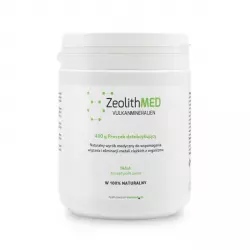 Zeolith MED Minerały Wulkaniczne Czysty Zeolit w Proszku 400 g Mikronizowany Aktywowany 27 Mikronów (Wyrób Medyczny) ZeoBent