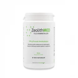 Zeolith MED Minerały Wulkaniczne Czysty Zeolit w Proszku 200 g Mikronizowany Aktywowany 27 Mikronów (Wyrób Medyczny) ZeoBent