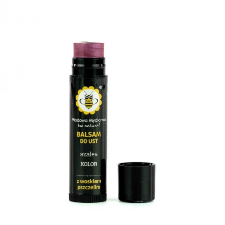 Balsam do Ust Azalea z Woskiem Pszczelim 5,5 ml Miodowa Mydlarnia