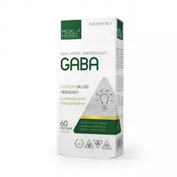 Gaba 520 mg Kwas Gamma-Aminomasłowy (60 kaps) Medica Herbs