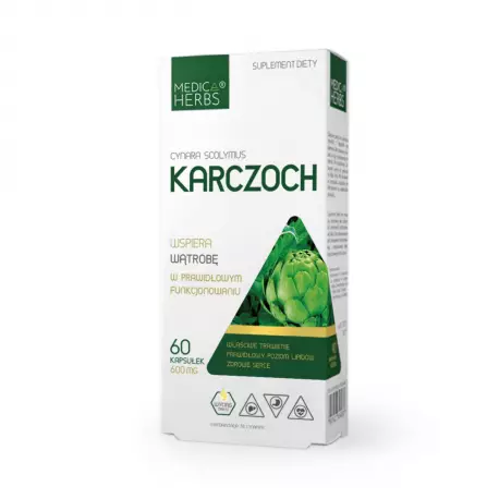 Karczoch 600 mg (60 kaps) Medica Herbs