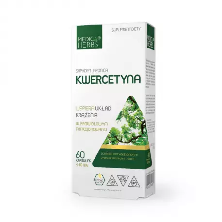 Kwercetyna 440 mg Krążenie (60 kaps) Medica Herbs