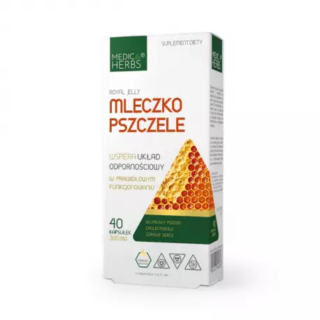 Mleczko Pszczele 300 mg (40 kaps) Medica Herbs