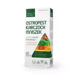 Ostropest Karczoch Mniszek 540 mg Wsparcie Trawienia (60 kaps) Medica Herbs