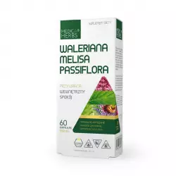 Waleriana Melisa Passiflora 450 mg (60 kaps) Medica Herbs