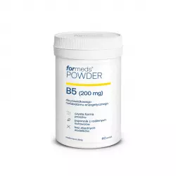 Witamina B5 POWDER Kwas Pantotenowy 200 mg + Inulina Proszek 42 g (60 porcji) ForMeds