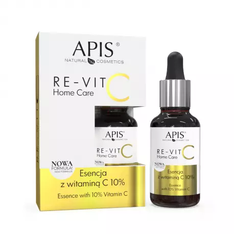 RE-VIT C HOME CARE Esencja do Twarzy z Witaminą C 10% Nowa Formuła 30 ml Apis