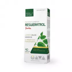 Resweratrol (Rdestowiec Japoński) FORTE 500 mg Układ Krążenia (40 kaps) Medica Herbs