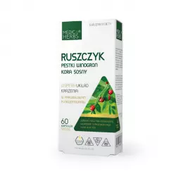 Ruszczyk Pestki Winogron Kora Sosny 500 mg (60 kaps) Medica Herbs