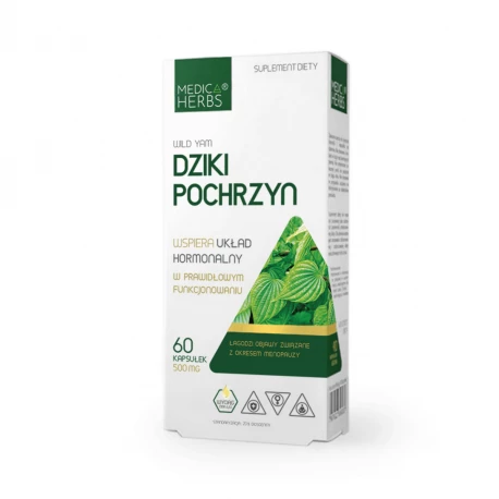 Dziki Pochrzyn (Wild Yam) 500 mg (60 kaps) Medica Herbs