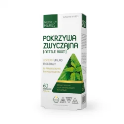 Pokrzywa Zwyczajna 520 mg Wsparcie Układu Moczowego (60 kaps) Medica Herbs