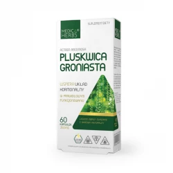 Pluskwica Groniasta 350 mg Wsparcie Układu Hormonalnego (60 kaps) Medica Herbs