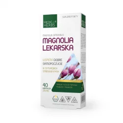 Magnolia Lekarska 225 mg Dobre Samopoczucie Stres (60 kaps) Medica Herbs