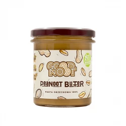 Masło Orzechowe PEANOOT BUTTER - 100% Peanut Butter - Pasta z Orzechów Arachidowych BEZ GLUTENU 300 g Good Noot