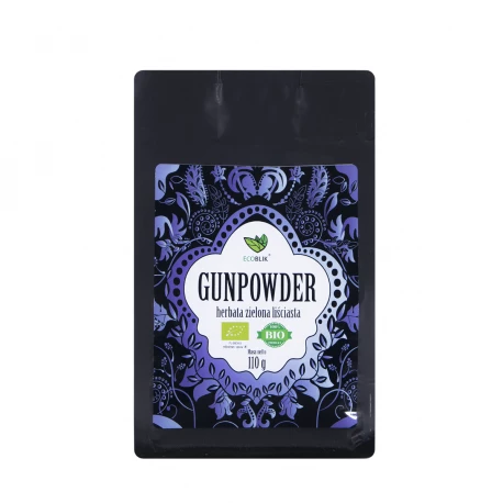 Herbata Zielona Liściasta GUNPOWDER 110 g Ekologiczna EcoBlik