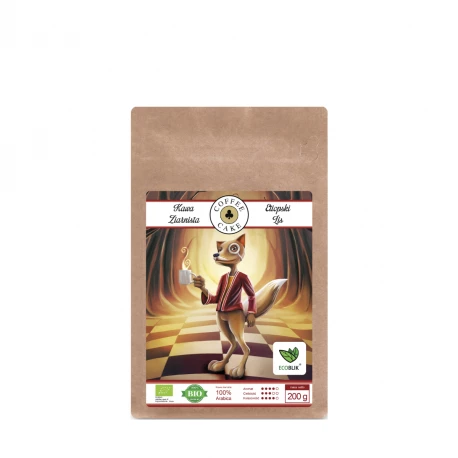 Kawa Ziarnista 100% Arabica ETIOPSKI LIS Eko 200 g EcoBlik