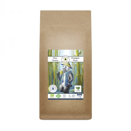 Kawa Ziarnista 100% Arabica KOLUMBIJSKA PANDA Eko 1 kg EcoBlik