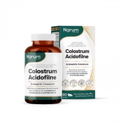 Colostrum Acidofilne 200 mg Probiotyk Siara Bydlęca (90 kaps) Narum