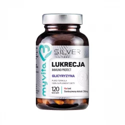 Lukrecja Immuno Protect 250 mg Glicyryzyna Odporność (120 kaps) Silver MyVita (OUTLET)