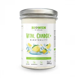 Vital Charge+ Elektrolity o Smaku Cytrynowym Proszek (250 g) Biowen