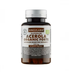 Acerola Organic Forte 520mg Witamina C (60 kaps) SINGULARIS