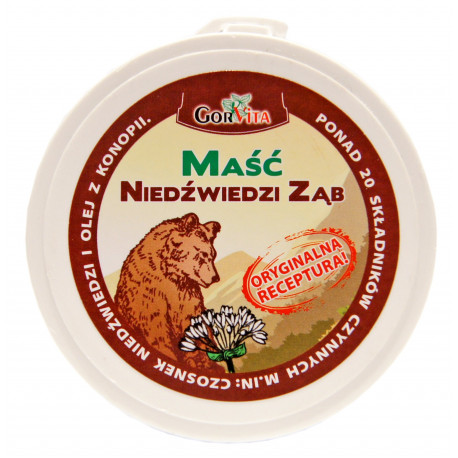 Maść Niedźwiedzi Ząb 200ml GORVITA