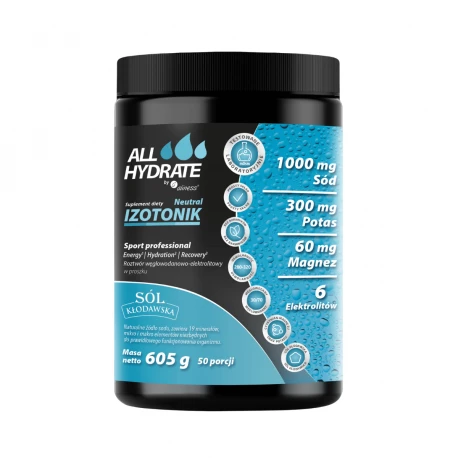 ALLHydrate Izotonik Sport Professional Neutral w Proszku 605 g Aliness