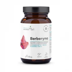 Berberyna HCL 490 mg Ekstrakt z Korzenia Berberies aristata (60 kaps) VEGE Aura Herbals