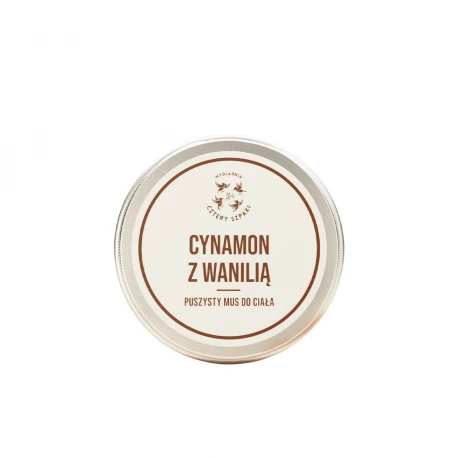 Mus do Ciała Cynamon z Wanilią Puszysty 150 ml Mydlarnia Cztery Szpaki