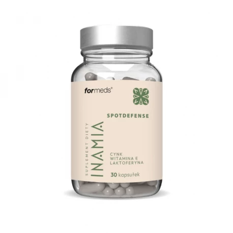 INAMIA Laktoferyna Witamina E Cynk Spotdefense (30 kaps) ForMeds