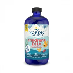 Kwasy Omega-3 dla Dzieci 530 mg Children's DHA Smak Truskawowy 237 ml Nordic Naturals