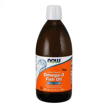 Kwasy Omega-3 Olej Rybny Fish Oil 1400 mg EPA DHA 500 ml Now Foods