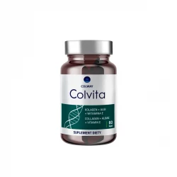 Kolagen Rybi Naturalny Algi Witamina E Colvita (60 kaps) Colway