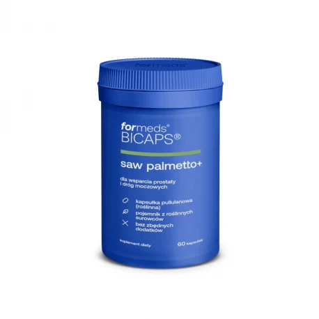 BICAPS SAW PALMETTO + Wsparcie Prostaty (60 kaps) ForMeds