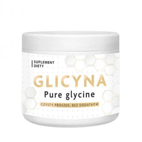 Glicyna Pure L-Glicyne Aminokwasy w Proszku 250 g Hepatica