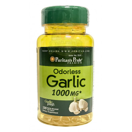 Czosnek Bezzapachowy 1000 mg (100 kaps) Puritan's Pride