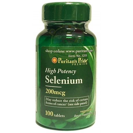 Selen 200mcg (100tab) Selenium PURITAN'S PRIDE