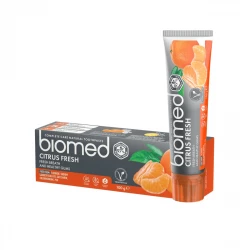 Pasta do Zębów Ochrona Dziąseł Naturalna Citrus Fresh Ekstrakt z Mandarynki 100 g Biomed