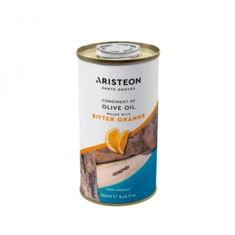 Oliwa z Oliwek Grecka z Gorzką Pomarańczą 250ml Zakynthos Grecka Aristeon