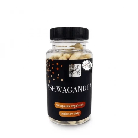 Ashwagandha Korzeń 400 mg Żeń-szeń Indyjski (90 kaps) Organis