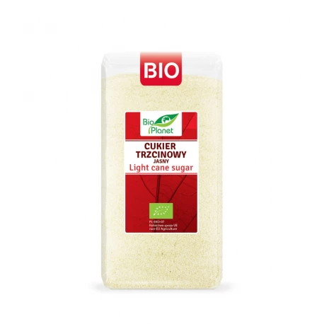 Cukier Trzcinowy Jasny BIO Ekologiczny 500 g Bio Planet