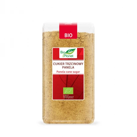 Cukier Trzcinowy Brązowy Panela BIO Ekologiczny 500 g Bio Planet