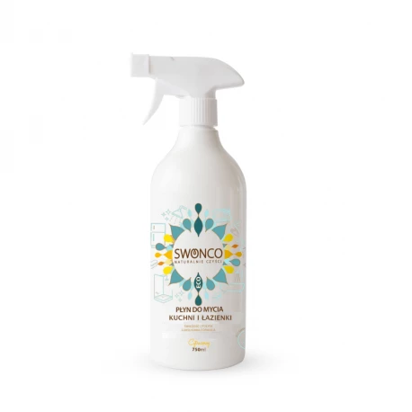 Płyn do Mycia Kuchni i Łazienki Cytrusowy Ekologiczny 750 ml SWONCO