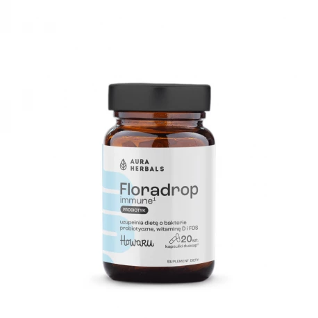 Floradrop Immune Probiotyk Howaru Restore (20 kaps) Aura Herbals