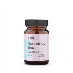Floradrop Femi Probiotyk Bakterie Probiotyczne 15 mld FOS (20 kaps ) Aura Herbals