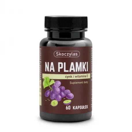 NA PLAMKI Cynk Witamina E Ekstrakt z Winogron OPC (60 kaps) Skoczylas